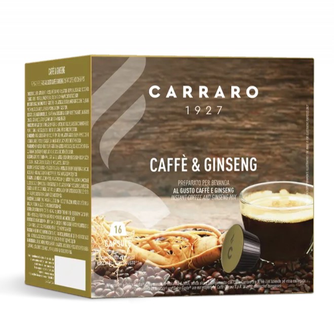Dolce Gusto kompatibilne kapsule CARRARO CAFFE & GINSENG Dolce Gusto kompatibilne kapsule CARRARO CAFFE & GINSENG